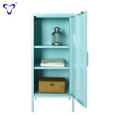 home use colourful customized storage green metal cabinet