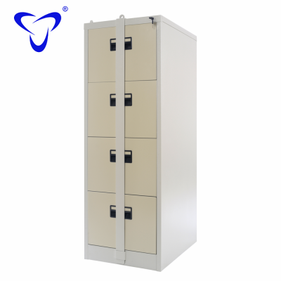 High security Multi-functional KD Structure Steel Office Furniture Four Drawers Metal Hanging Filing Cabinet with insurance bar