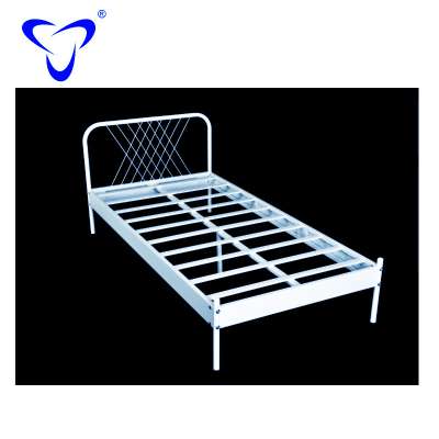 metal Single Size Bunk Bed for Student Platform bed Style and Metal single domitry bed steel on sale factory use