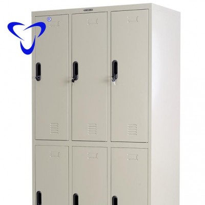 All steel 9 doors clothes lockers for changing room