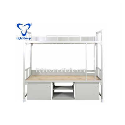 School Army Dormitory Beds Bunk Bed  Drawers