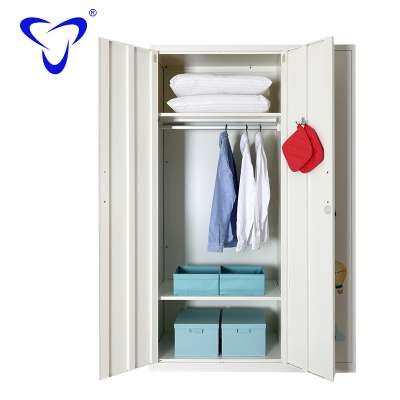 3 Door Kid Wardrobe Furniture Iron Wardrobe Design Baby Removable Wardrobe