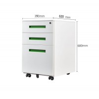 file cabinet modern office furniture bed side steel locker metal cheap drawer cabinet movable filing cabinet with wheels